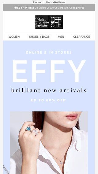 effy jewelry saks off fifth.